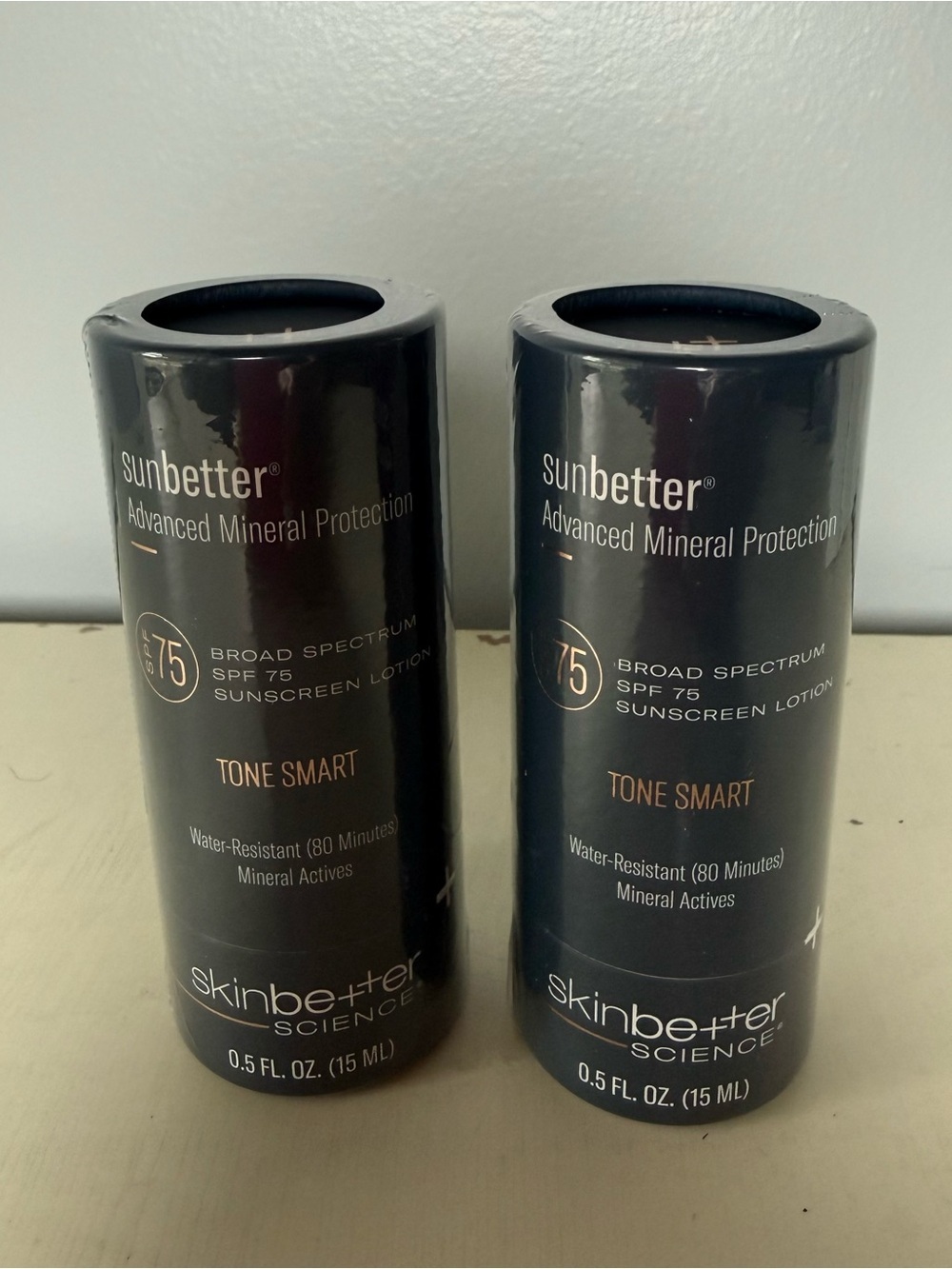 2 Pack of Skinbetter Science Sunbetter TONE SMART SPF 75 Sunscreen Lotion